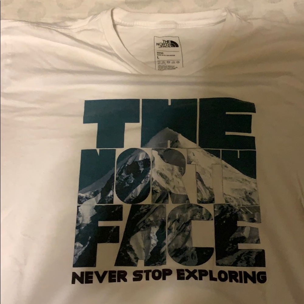 North Face t-shirt
